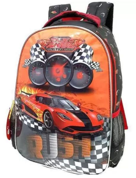 Imagem de Mochila Escolar Infantil Carro