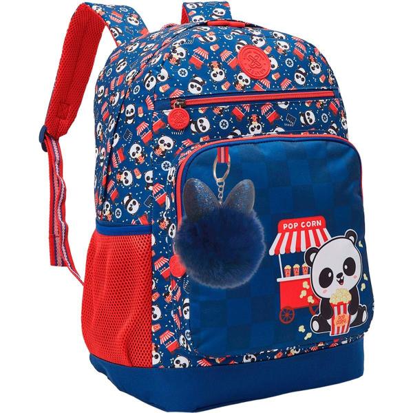 Imagem de Mochila Escolar Infantil College Panda Pipoca G Xeryus