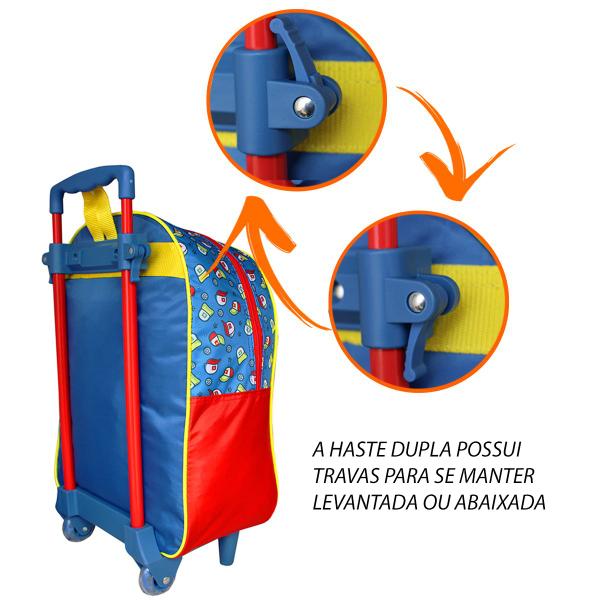 Imagem de Mochila Escolar Infantil Com Rodinhas Da Patrulha Canina