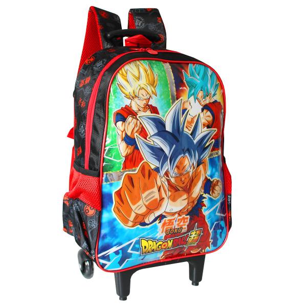 Imagem de Mochila Escolar Infantil Com Rodinhas Dragon Ball Super Clio