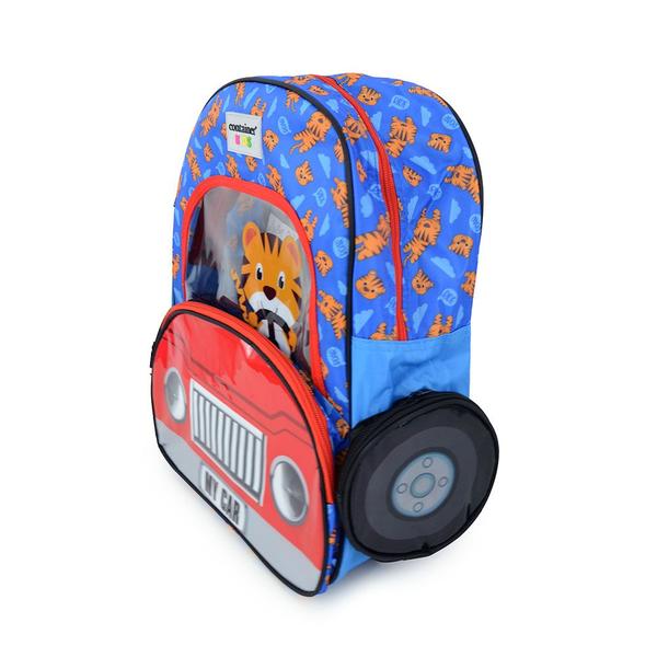 Imagem de Mochila Escolar Infantil Container kids My Car Azul - 60681