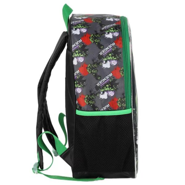 Imagem de Mochila Escolar Infantil Costas Hulk Avengers Marvel Verde