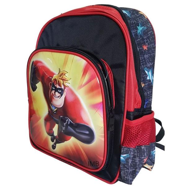 Imagem de Mochila Escolar Infantil Costas Reforçada Herói