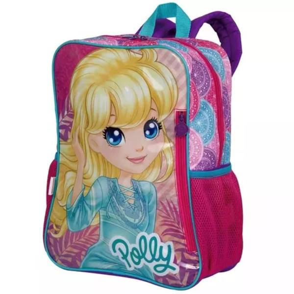 Imagem de Mochila Escolar Infantil Costas Reforçada Polly