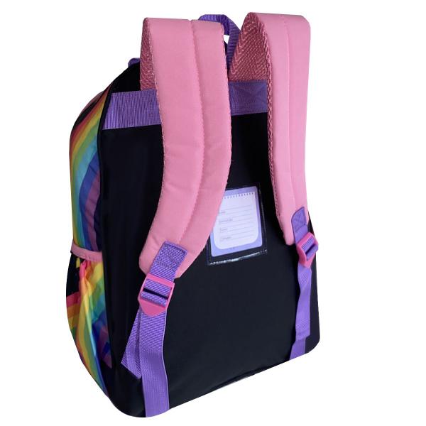 Imagem de Mochila Escolar Infantil De Alças Denlex Unicórnio Power