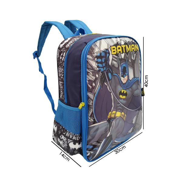 Imagem de Mochila Escolar Infantil de Costas Creche Passeio Batman Dc Luxcel