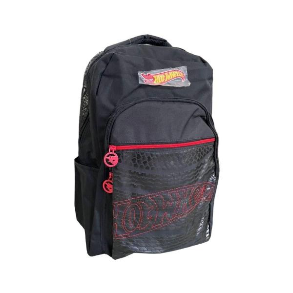 Imagem de Mochila Escolar Infantil De Costas Vermelha Hotwheels Luxcel