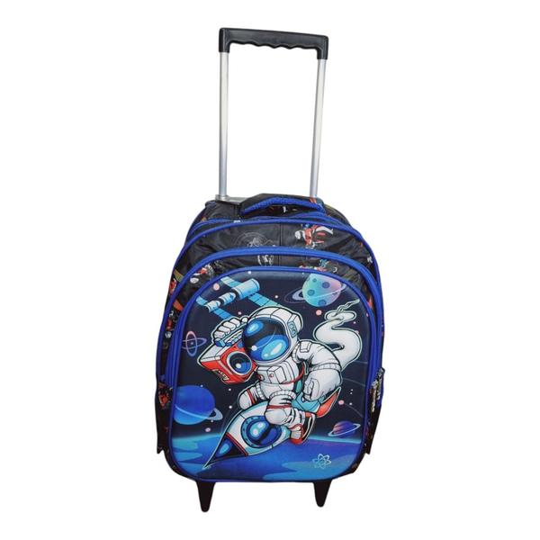 Imagem de Mochila Escolar Infantil De Rodinhas 3d Patrula Sonic E Mickey