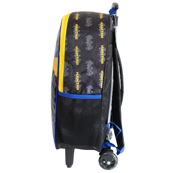 Imagem de Mochila Escolar Infantil De Rodinhas Do Batman Luxcel Azul