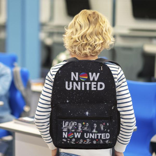 Imagem de Mochila Escolar Infantil Estampa Now United Passeio Viagem