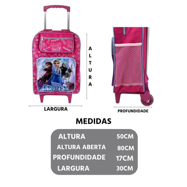 Imagem de Mochila Escolar Infantil Grande de Rodinha Menino Menina