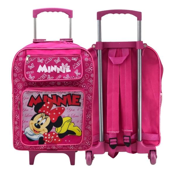 Imagem de Mochila Escolar Infantil Grande de Rodinha Menino Menino