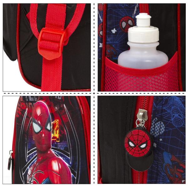 Imagem de Mochila Escolar Infantil Homem Aranha 3D Costas Toys 2U