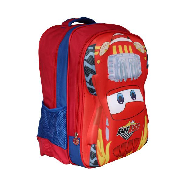 Imagem de Mochila Escolar Infantil Juvenil Tema Carros Kars Kids