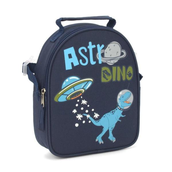 Imagem de Mochila Escolar Infantil Lancheira Astro Dino Up4You ul