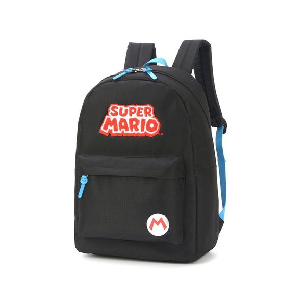 Imagem de Mochila Escolar Infantil Luxcel Super Mario Preta - MS464