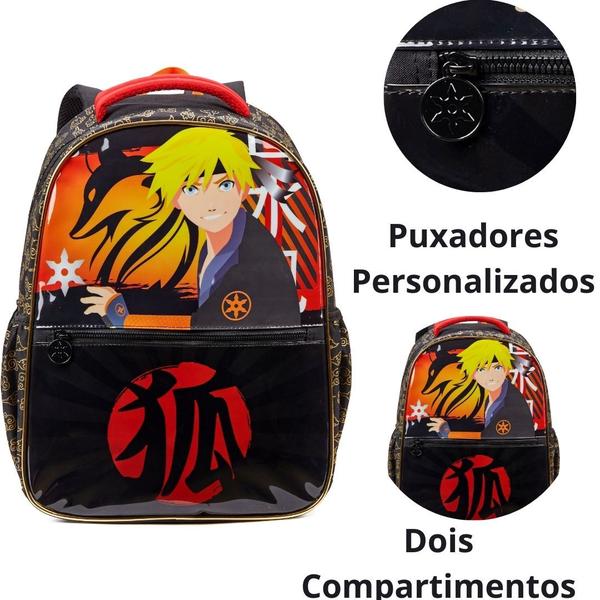 Imagem de Mochila Escolar Infantil Masculina Anime