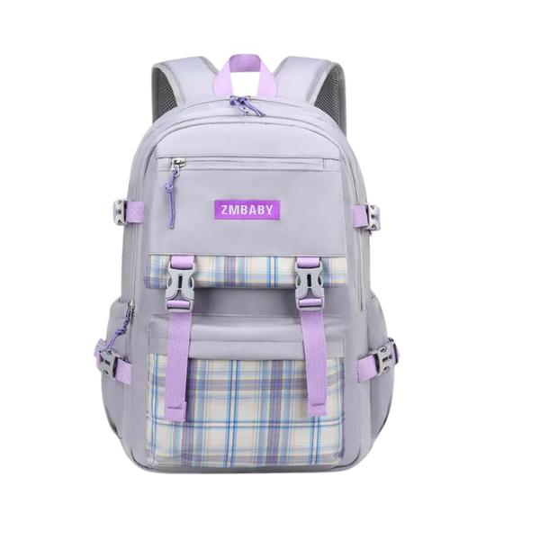 Imagem de Mochila Escolar Infantil Meninas ZM Baby Cinza