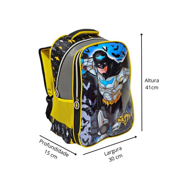 Imagem de Mochila Escolar Infantil Menino Battle Reforçada Tam Grande