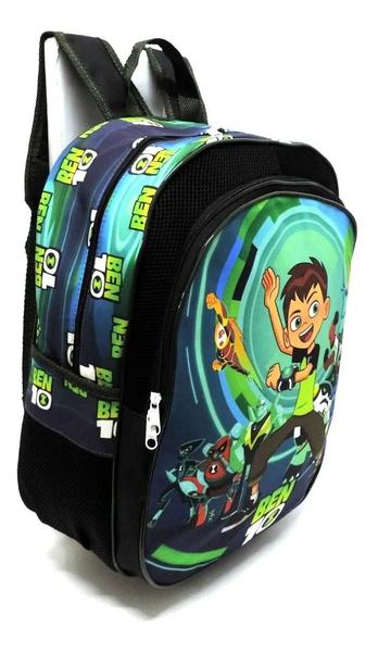 Imagem de Mochila Escolar Infantil Meninos Colorida Ben 10 Costas G F5