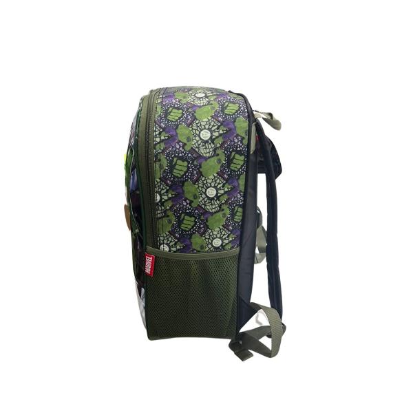 Imagem de Mochila Escolar Infantil Modelo De Costas Marvel Vingadores Hulk