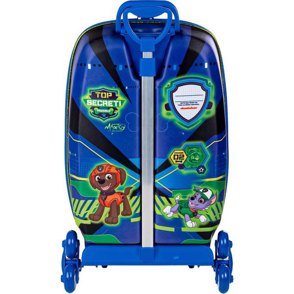 Imagem de Mochila Escolar Infantil Patrulha Canina Mala Azul - Maxtoy By Diplomata