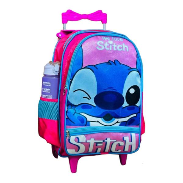 Imagem de Mochila escolar infantil personagens stitch