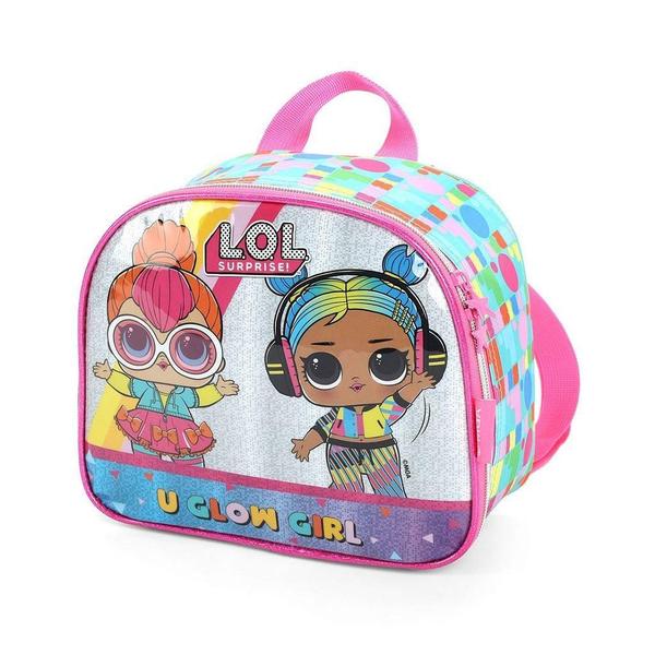 Imagem de Mochila Escolar Infantil Rodinha + Lancheira Lol Surprise