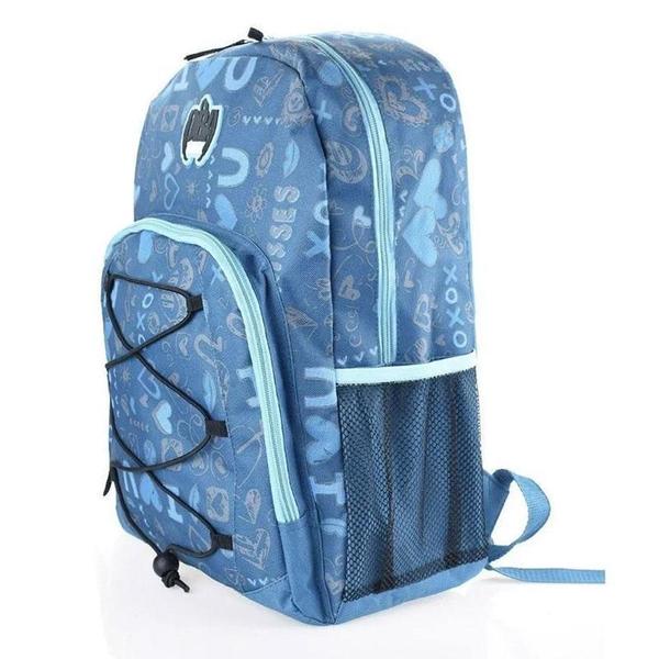 Imagem de Mochila Escolar Infantil SBDV-2033 Estampada Azul - Fuseco