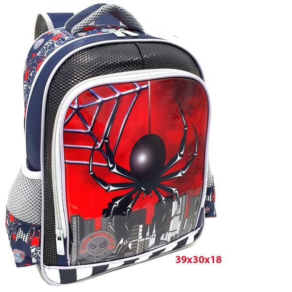 Imagem de Mochila Escolar Infantil Spider Dark Aranha Mim6312