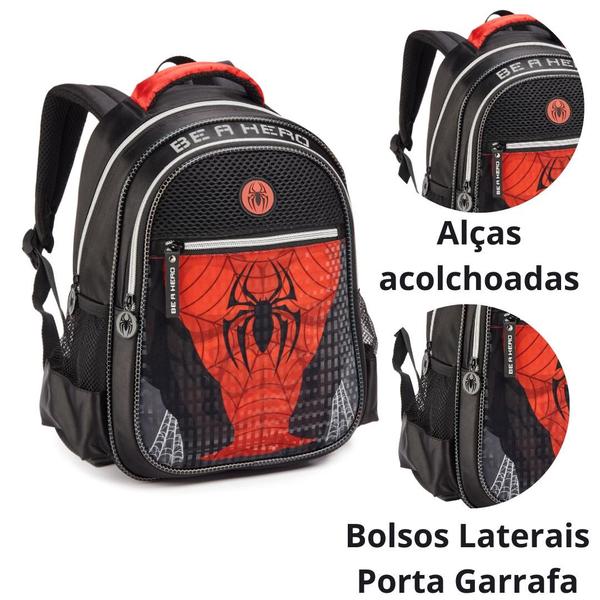 Imagem de Mochila Escolar Infantil Spider