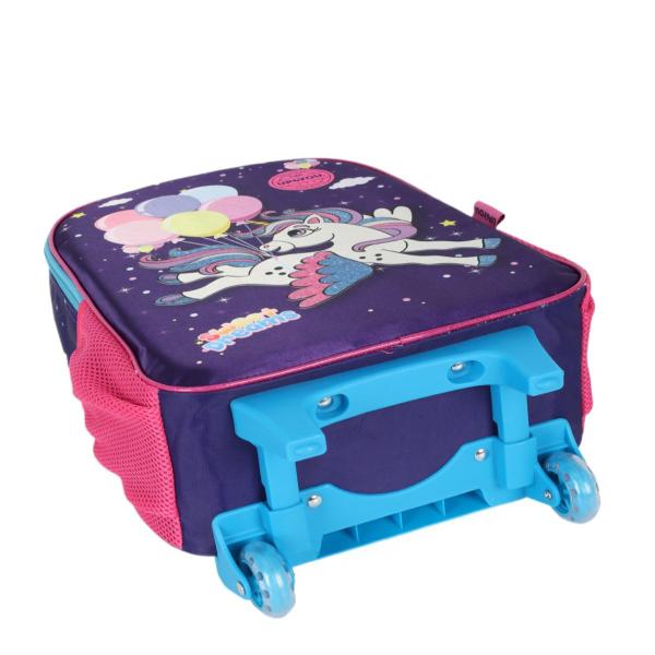 Imagem de Mochila Escolar Infantil Unicórnio Feminina Rodinhas Luxcel