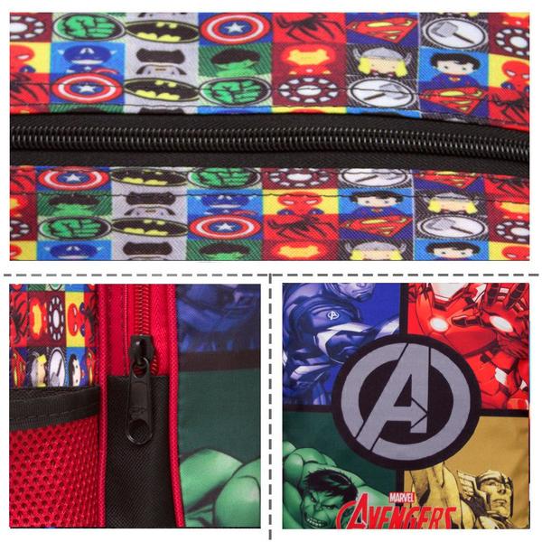 Imagem de Mochila Escolar Infantil Vingadores Avengers Marvel Costas