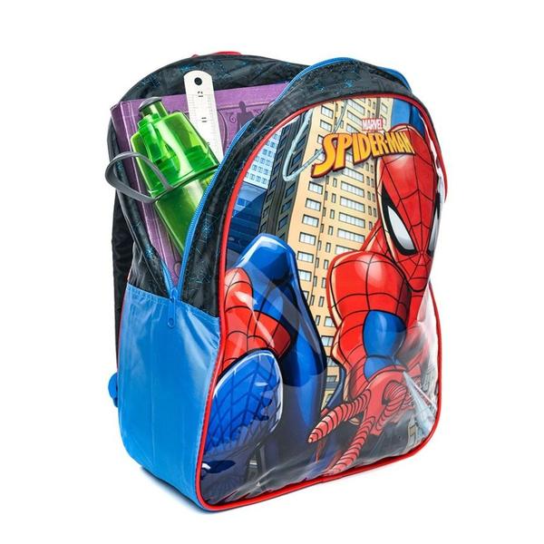 Imagem de Mochila Escolar Infantil Xeryus Homem Aranha Azul - 10662