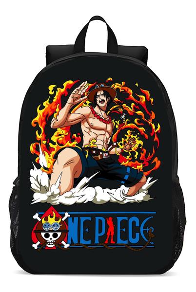 Imagem de Mochila Escolar Infanto Juvenil Anime Mangá One Piece Ace  Novidade Geek Skin 71