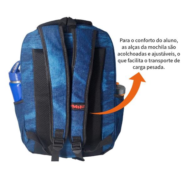 Imagem de Mochila Escolar Juvenil Cabe Note 15 Polegadas M4322