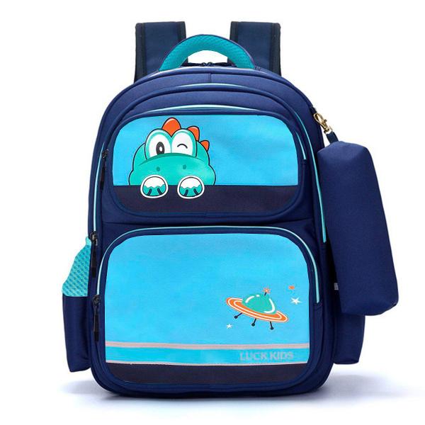 Imagem de Mochila Escolar Juvenil Casual Confortavel Alça Regulaveis Bolsos Grandes Colorida Volta Aulas Passeio Infantil Crianças