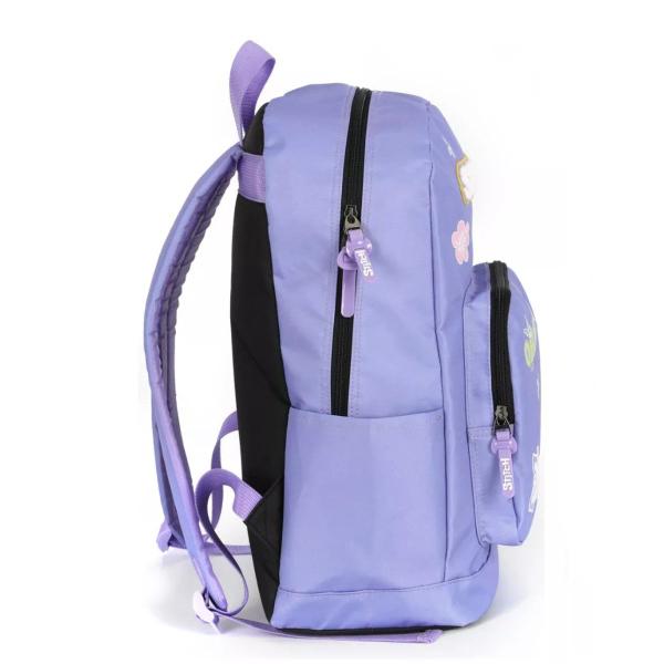 Imagem de Mochila Escolar Juvenil Costa Stitch Disney Luxcel Lilas