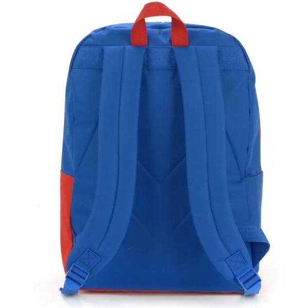 Imagem de Mochila Escolar Juvenil de Costas Jogo Super Mario Bros Azul