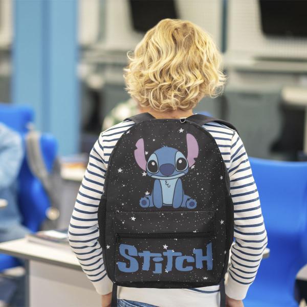 Imagem de Mochila Escolar Juvenil Feminina Lilo Stitch Volta As Aulas