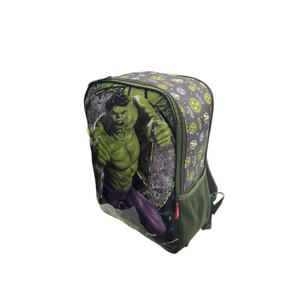 Imagem de Mochila Escolar Juvenil Infantil Marvel Vingadores Disney Hulk