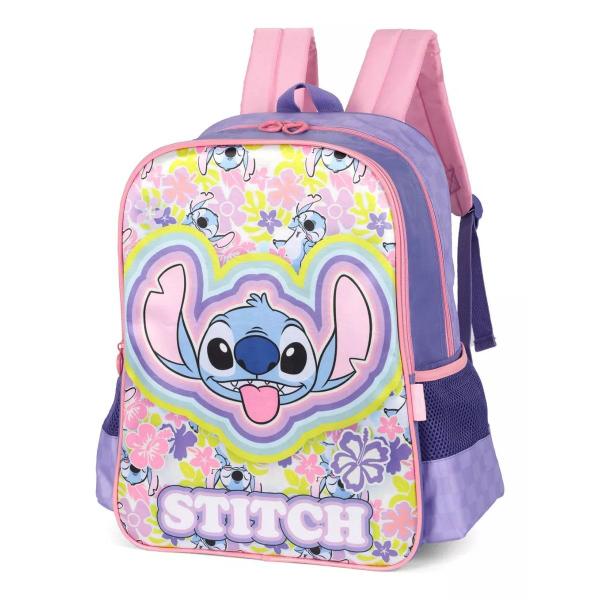 Imagem de Mochila Escolar Juvenil Lilo Stitch Disney Luxcel de Costa