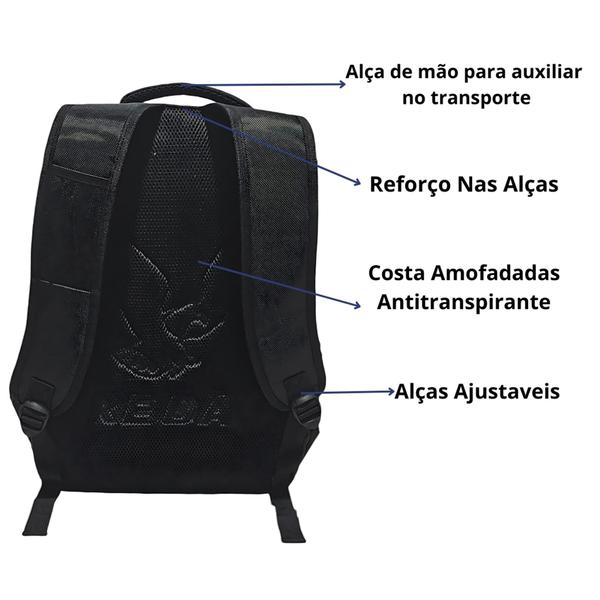 Imagem de Mochila Escolar Juvenil Notebook Reforçada Impermeavel T315