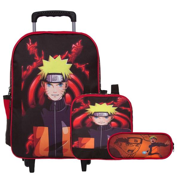 Imagem de Mochila Escolar Menino com Lancheira Naruto Passeio Toys 2U