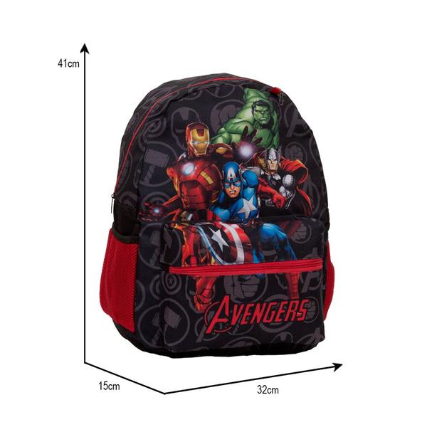 Imagem de Mochila Escolar Menino Costas Avengers Heróis Filme Criança