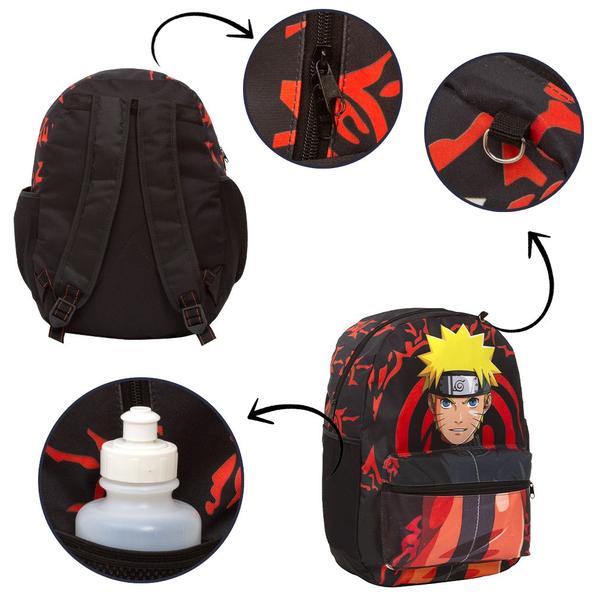 Imagem de Mochila Escolar Menino Estampa Naruto Anime Desenho Criança