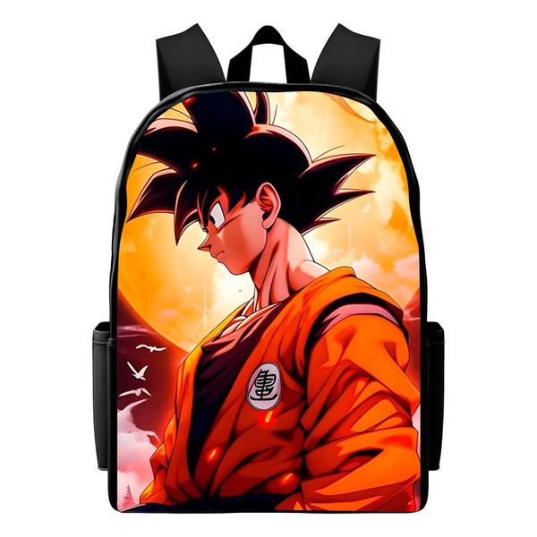 Imagem de Mochila Escolar Menino Menina Infantil Escolar Escola Anime Dragon Ball 