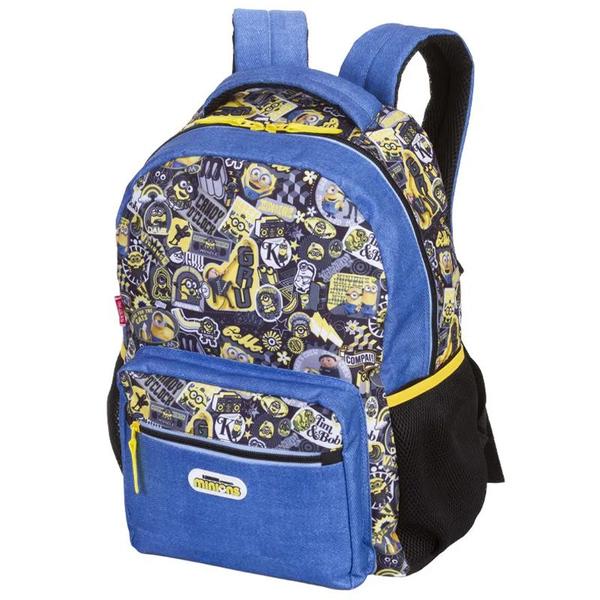 Imagem de Mochila Escolar Minions Plustween Infantil Tam G Costas Sestini