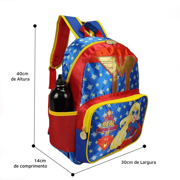 Imagem de Mochila Escolar Mochila Infantil Menina Super Herói