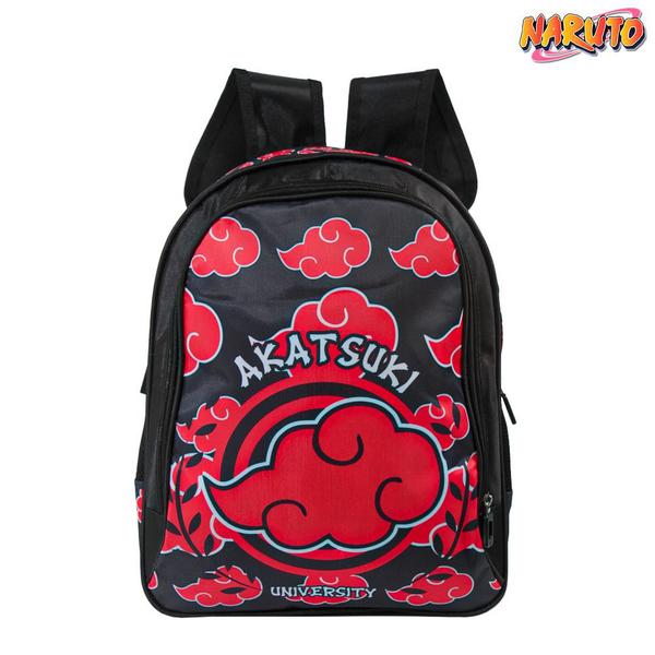 Imagem de Mochila Escolar Naruto Akatsuki Costas Kit Lancheira+Estojo